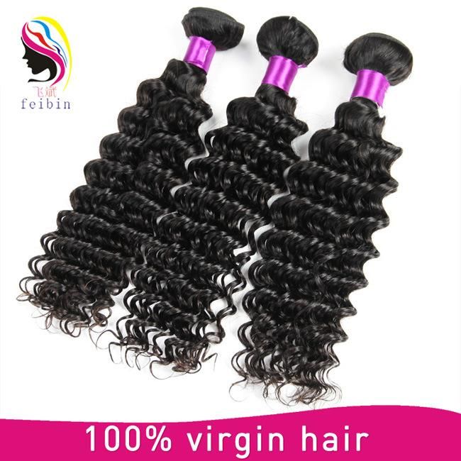 Brazilian Deep Wave Human Factory Price Virgin Hair Weaving