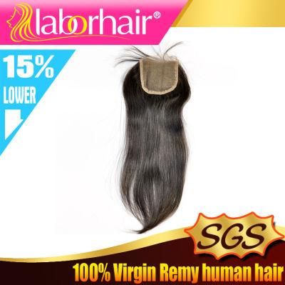 Brazilian Virgin Hair Hand Tied Free Parted Lace Closure Lbh 267