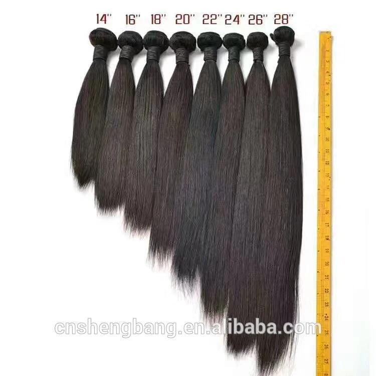 Kbeth Bone Straight Human Hair Extension for Black Women 8inch -50 Inch Peruvian 100% Virgin Fresh Bouncy Straight Brazilian Customized Human Hair Bundle Vendor