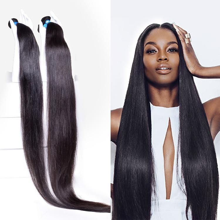 Kbeth Bone Straight Hair for Black Girl Extension Large Stock Factory Wholesale 100% Natural Quality Straight Virgin Hair Bundles Custom Straight Brazilian Hair