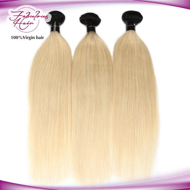 100% Real Human Hair Bundles 1b/613 Straight Human Hair