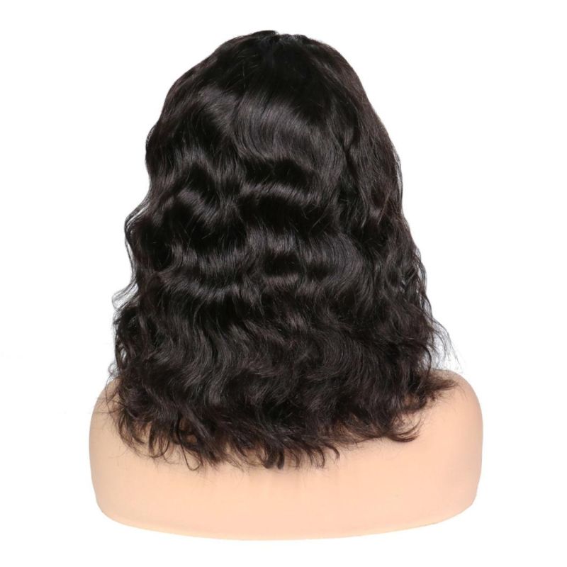 Short Bob Lace Front Wigs Human Hair 150% Density Body Wave Bob Style Wig 8inch