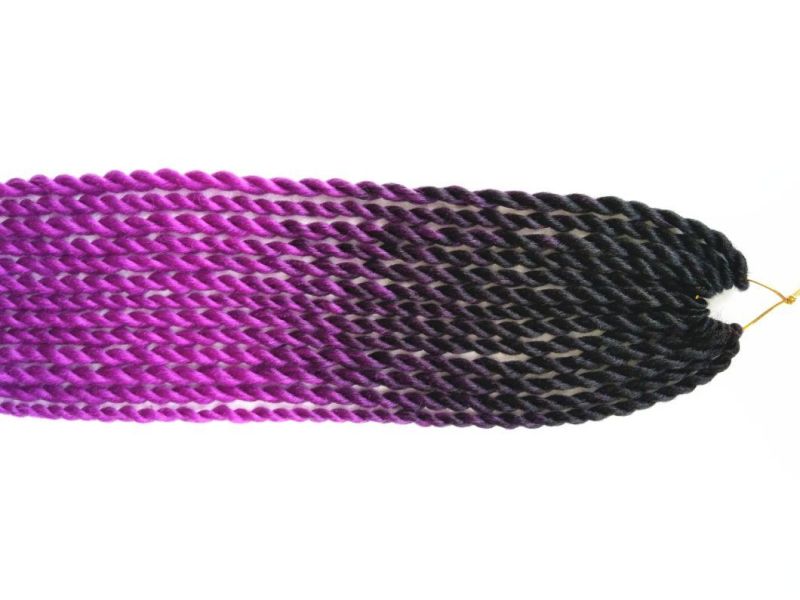 30 Strands/Piece Synthetic Hair Kanekalon Twist Braiding Hair Extensions 26" Flame Resistant Crochet Hair Braids