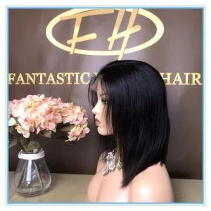 High Quality Hot Sales Natural Color Full Lace Bob Wig Human Hair Lace Wigs with Factory Price Wig-066