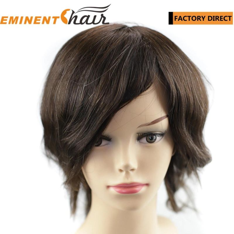 V Looped Natural Hairline Skin Women Human Hair Wig