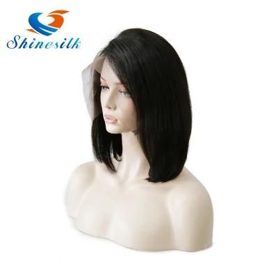 Staight Bob Wig Pre-Plucked Hand Made Lace Frontal Wig