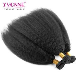 2017 Fashion Natural Brazilian Virgin Human Hair Estension Weave, Kinky Straight