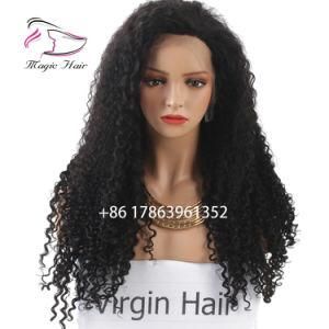 Evermagic Lace Front Human Hair Wigs for Black Women Kinky Curly Brazilian Peruvian Malaysian Indian Virgin Hair Natural Color