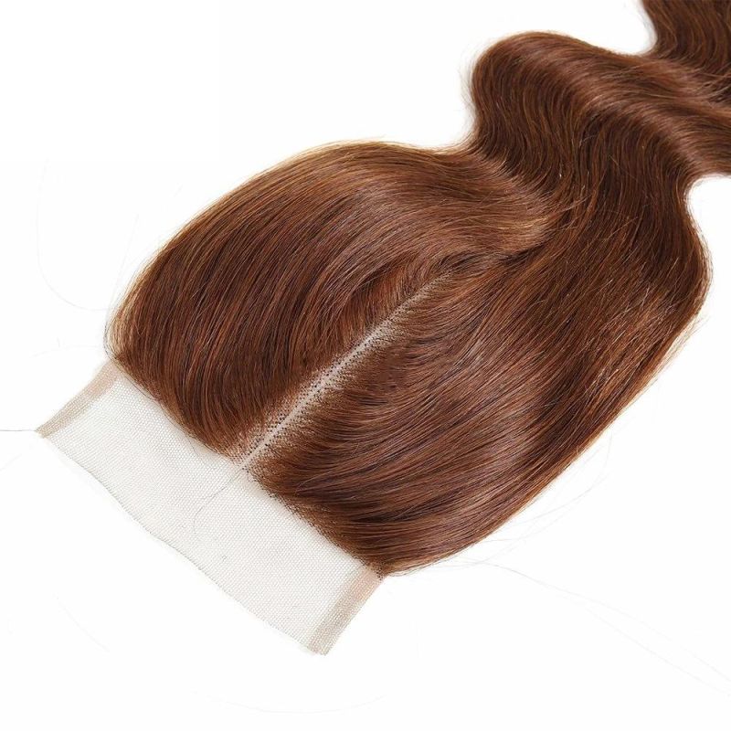 Top Quality Lace Closure Straight Cuticle Aligned Human Hair