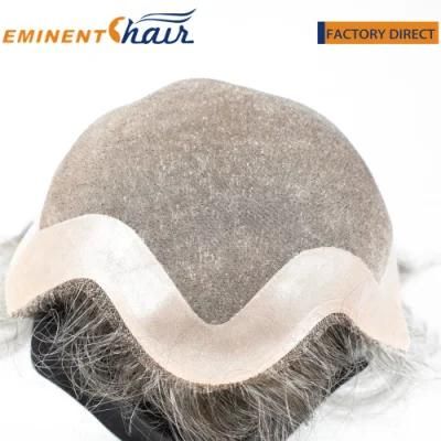 Custom Made Human Hair Replacement Men&prime;s Wig