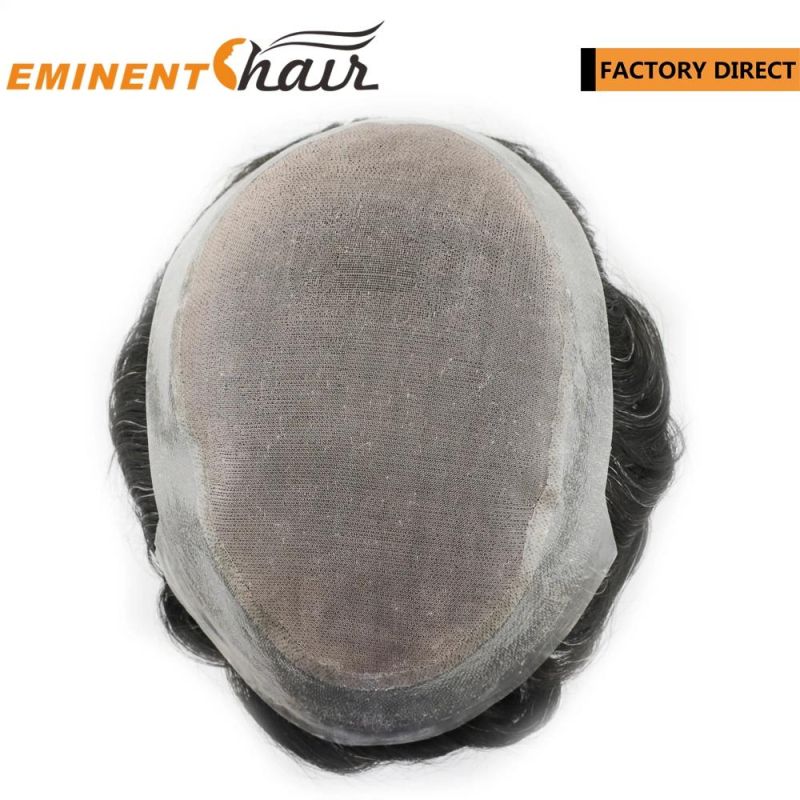Indian Hair Fine Mono Men Hair Toupee