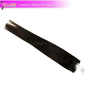 Color #2 Brazilian Remy Micro Loop Ring Hair Extension