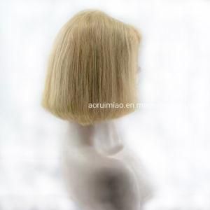 Blond Full Lace Wigs Remy Rusian Human Hair Virgin Bob Full Lace Wigs