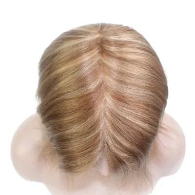 Lw780 Best Quality Human Hair Highlight Color Full Lace Hair Replacement Systems