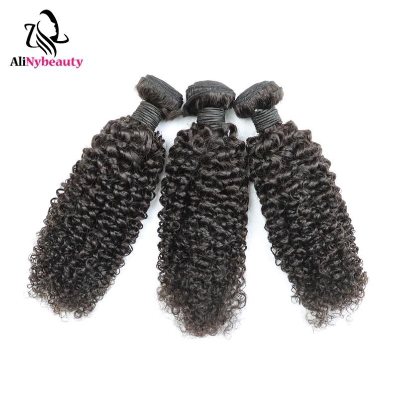 Alinybeauty Wholesale Raw Mink Brazilian Hair Unprocessed Virgin, Cuticle Aligned Indian Hair, Jerry Curly Cuticle Aligned Virgin Human Hair