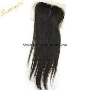 Free Human Hair Accessories Natural Remy Virgin Mongolian Straight Hair Lace Closure