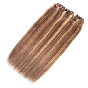 Brazilian Virgin Natural Extension Top Quality Remy Clip on Human Hair