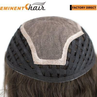 Natural Effect Integration Silk Top Short Wave Black Human Hair Women Hair Systems