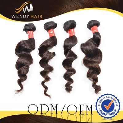 Natural Black Bundles Virgin Peruvian Hair Human Remy Hair