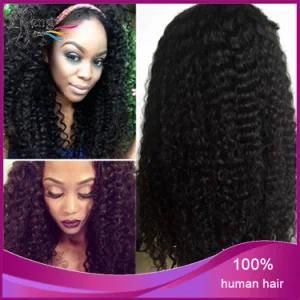 100% Virgin Curly Style Full Lace Wigs Human Hair