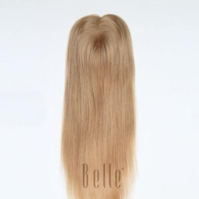 Mono Topper with 100% Virgin Human Hair Hand Tied