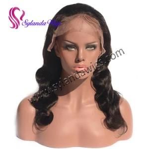 Body Wave #1b Brazilian Remy Human Hair Handmade Full Lace Wigs Human Hair Wig with Free Shipping