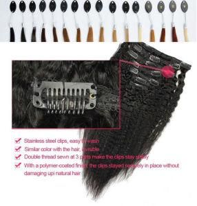 Synthetic Hair Op Quality Clip in Hair Extension Double Weft