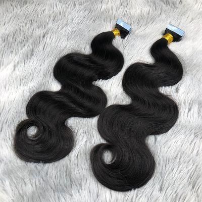 Factory Price Wholesale Body Wave 100% Human Hair Double Sided Tape in Hair Extensions