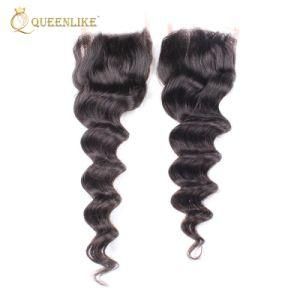 10A Grade Burmese Human Natural Raw Hair Vendor Hair Closure