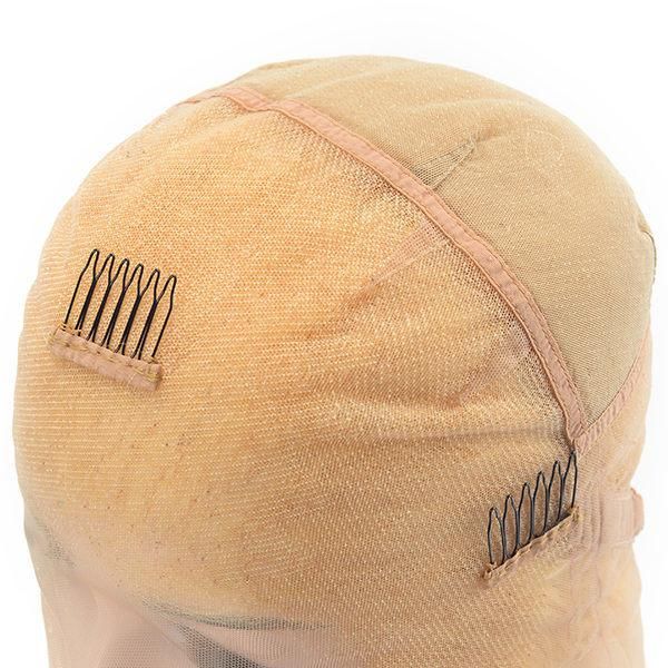 Blonde and Straight Women’ S Real Human Hair Full Lace Lw1-S Women Hair Systems