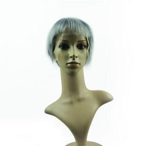 100 % Human Hair Full Lace Wig (Kinsofa 1020) White, Red, Blue Color