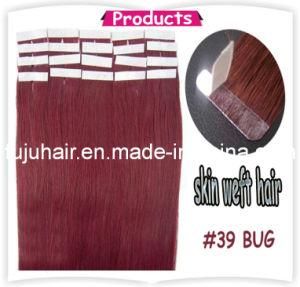 Wholesale Price Peruvian Virgin Hair Straight PU Skin Weft Tape Hair Extensions