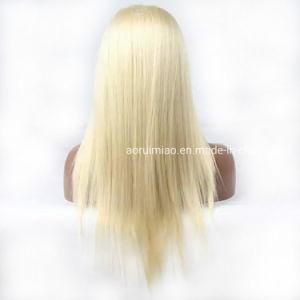 100% Virgin Human Hair Wigs Remy Russian Blond Hair Lace Wig