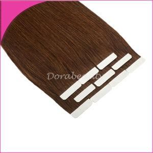 Double Side Brazilian Virgin Human Hair Adhesive Hair Extensions