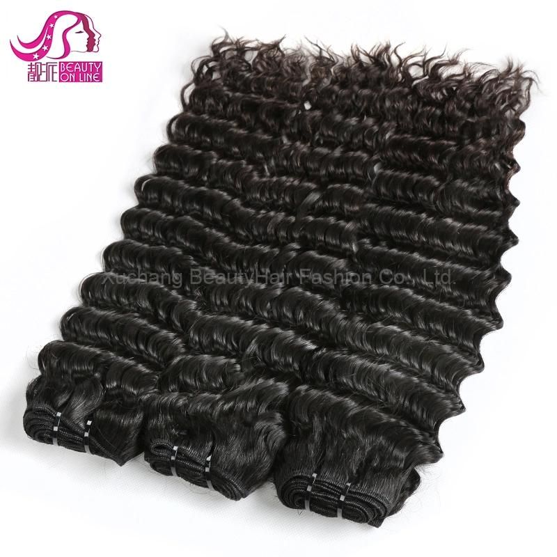 Hot Sale 100% Brazilian/ Malaysian Virgin Hair Deep Wave Malaysian Curly Hair Free Shipping Sexy Formula Human Hair Extension