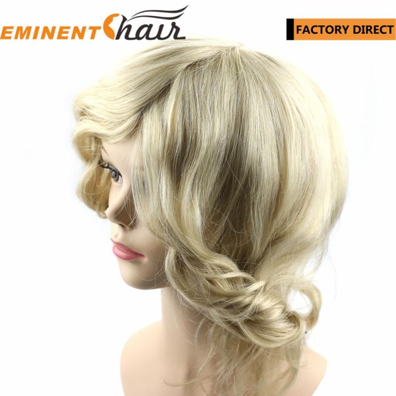 Factory Direct Remy Hair Lace with PU Edge Natural Effect Wig
