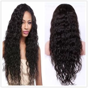 Wholesale Natural Wig Virgin Brazilian Human Long Hair Full Lace Wig for Black Women
