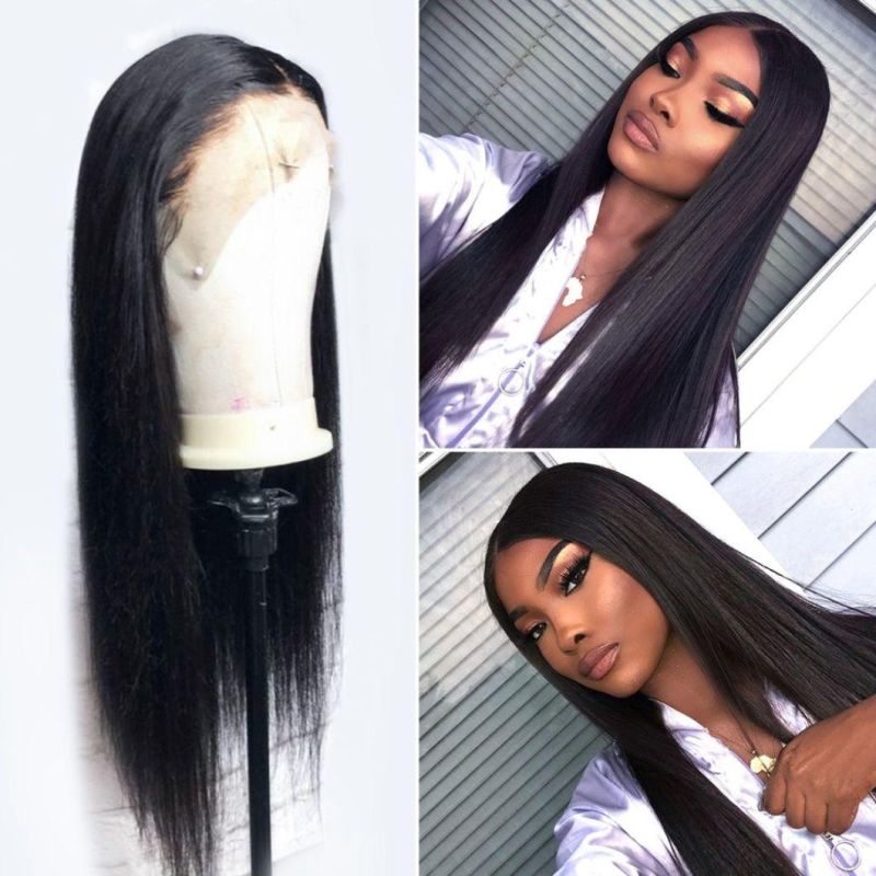 360lace Wig Straight Real Brazilian Hair