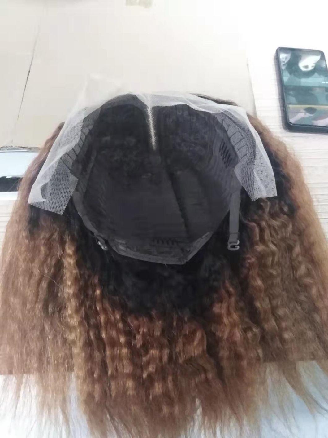 12 Inch Mink Virgin Brazilian Silky Kinky Straight Hair Colored Wigs Human Hair Lace Front Bob Wig
