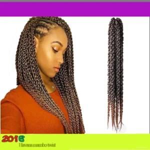 24&prime;&prime;3d Cubic Twist Braid Black African Big Braid