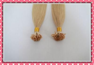 European Remy Blonde Flat Tip Human Hair Extension
