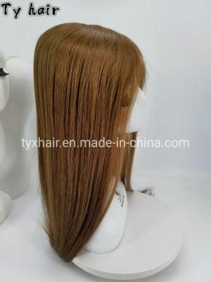 Gwyneth Premium Human Hair Full Cap Women Wig for White People Accept Custom Piece