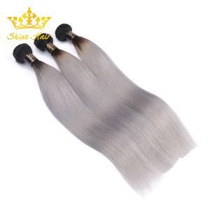 Gray Color Hair Bundle Unprocessed 100% Human Hair Straight in Stock