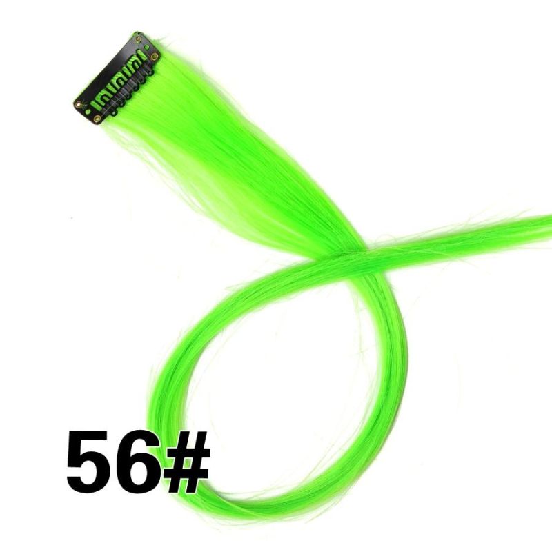 Synthetic Clip on Hair Extension 57color