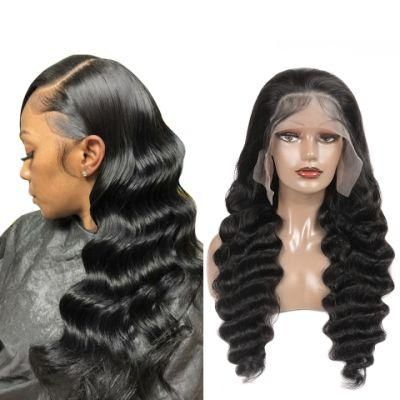 10 Inch Brazilian Loose Deep Wave Wig Remy 13X6 Lace Front Human Hair Wigs for Women