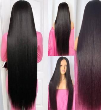 150% 180% Density HD Full Lace Human Hair Wigs for Black Women, Wholesale Brazilian Virgin Hair Silky Straight Lace Front Wig