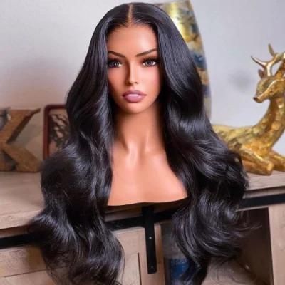 Angelbella Transparent HD 4X4 Closure Lace Wig Wholesale 100% Brazilian Virgin Hair Human Hair Wigs Remy Hair Extensions