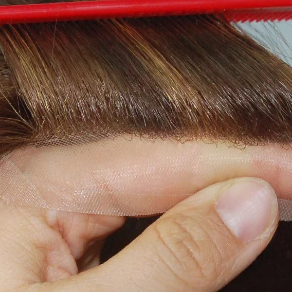 Gn5460 Full Hand Made Mono Top Wig Both Sides Non Slip PU