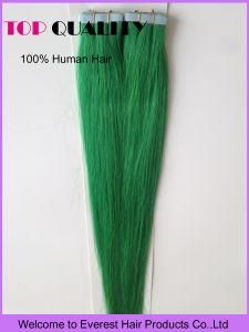 # Emerald PU Weft Tape Skin Weaving Brazilian Remy Human Hair