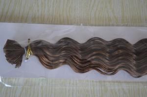 Human Hair Pre Bonded Hair Extension Flat Tip